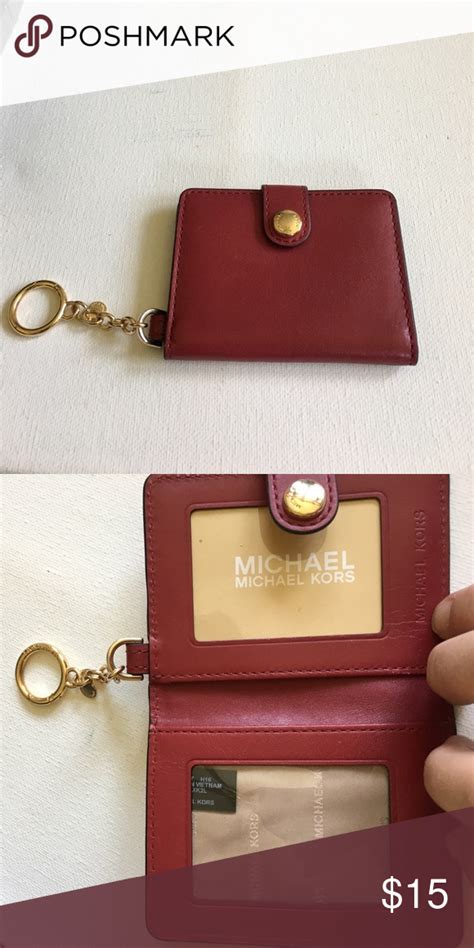 michael kors keychain purse|michael kors keychain card holder.